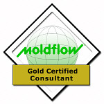 Click to view Moldflow Gold Certified Consulting Partner Certificate, Mpi Filling, Cooling, Warpage Analysis.